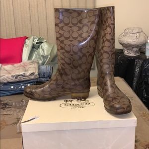 Authentic Coach Water Boots